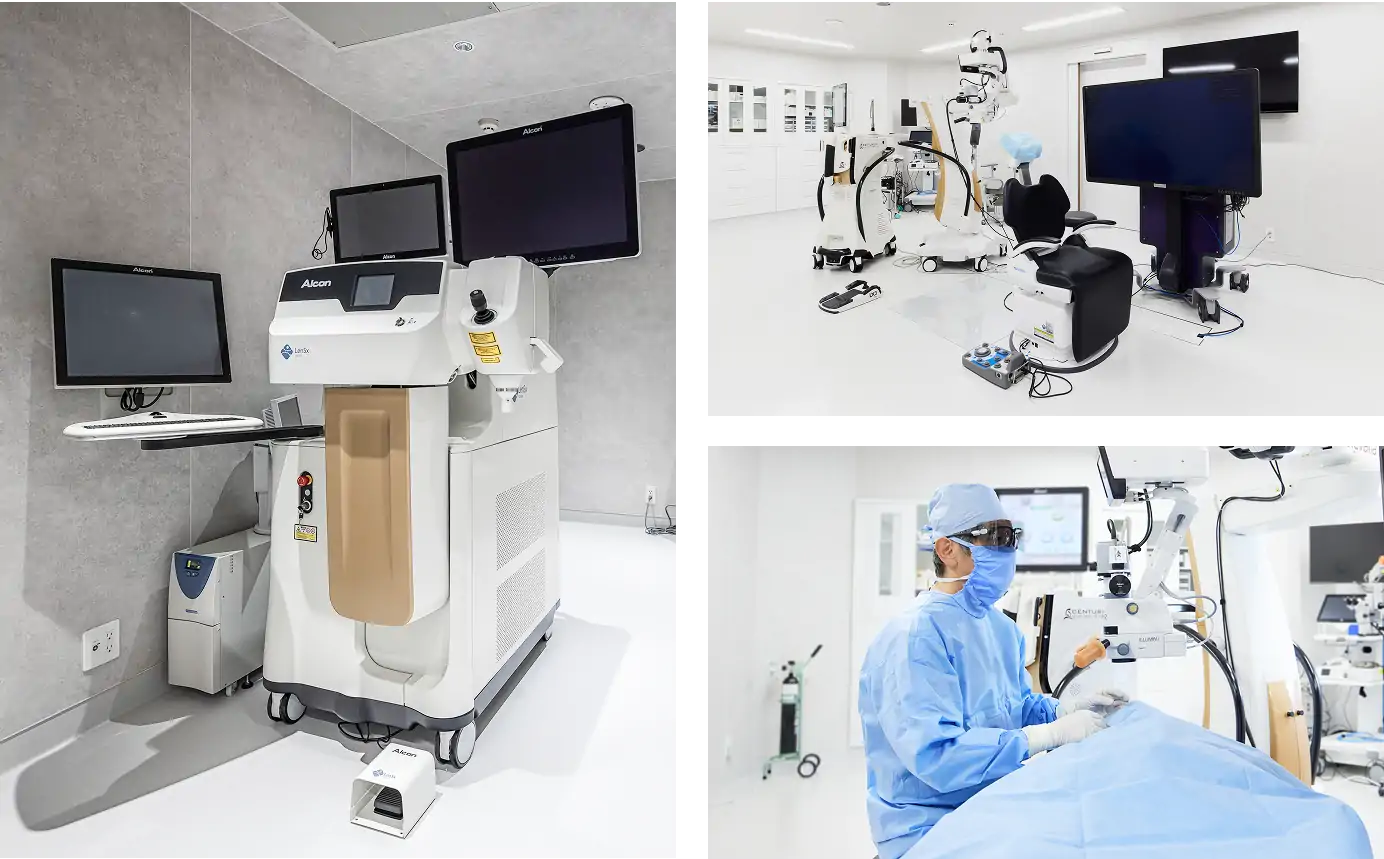 高度な医療機器と先進の手術環境のイメージ画像
